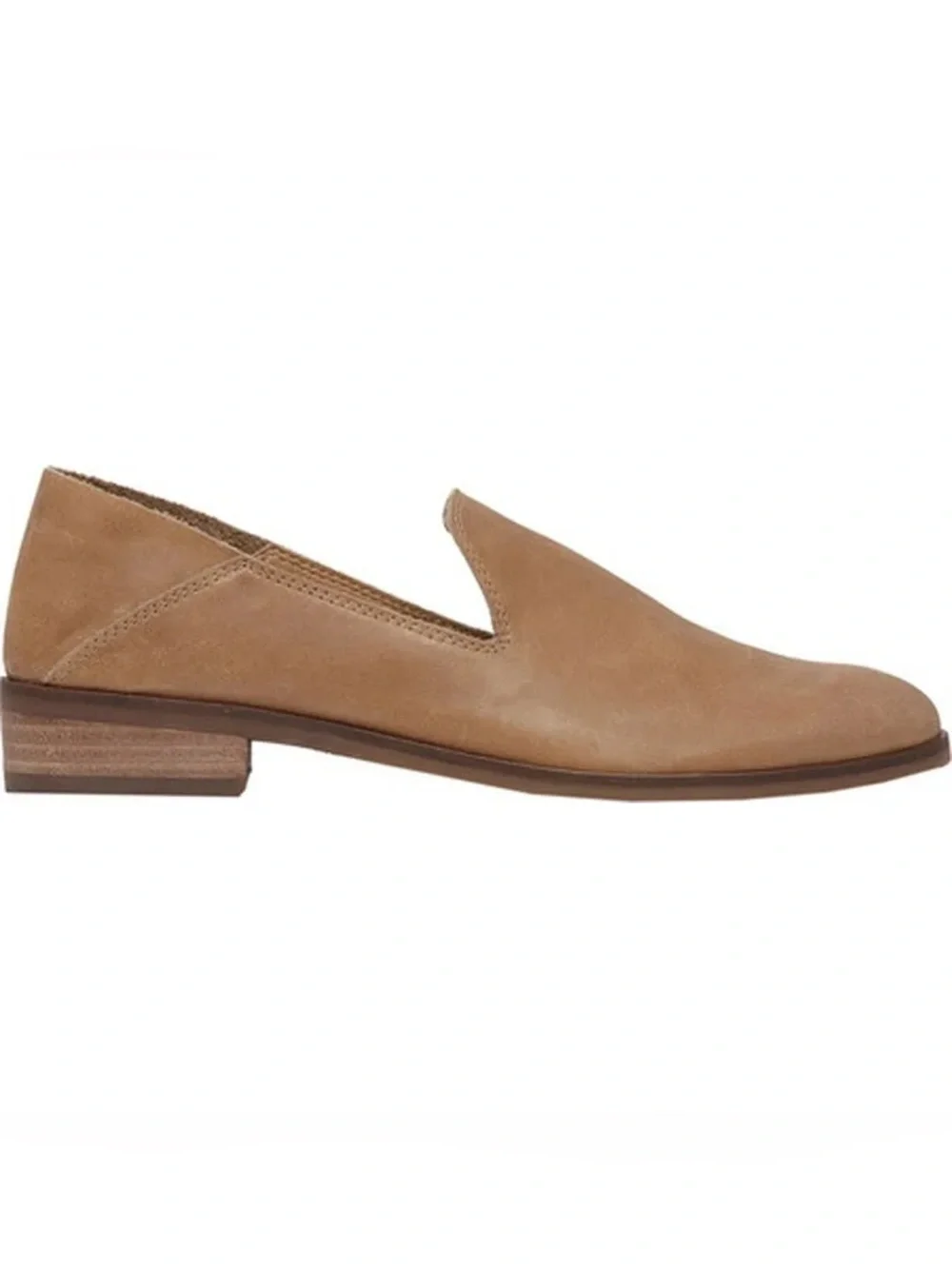 Lucky Brand Cahill Leather Slip On Loafers Women 7 Tan